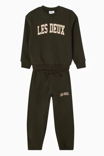 College Sweatshirt in Cotton Fleece