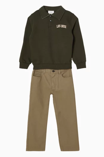 Twill Pants in Cotton
