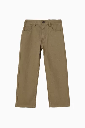 Twill Pants in Cotton