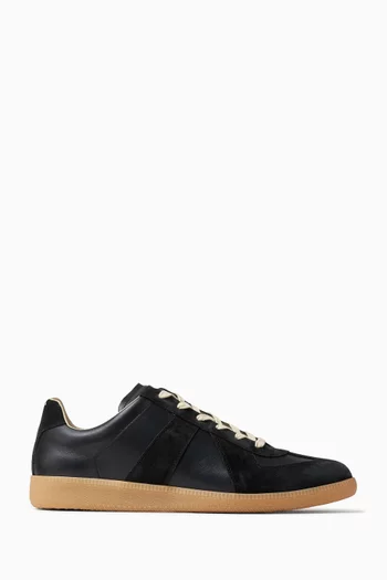 Replica Sneakers in Nappa Leather & Suede