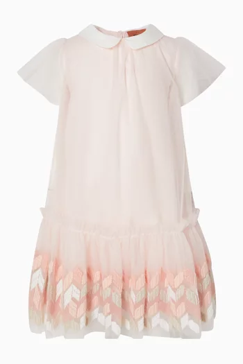 Collar Dress in Tulle