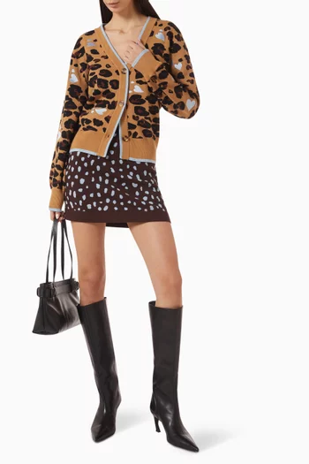 Heart Leopard Cardigan