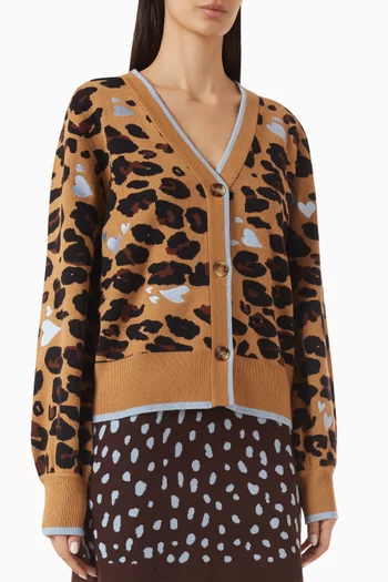 Heart Leopard Cardigan
