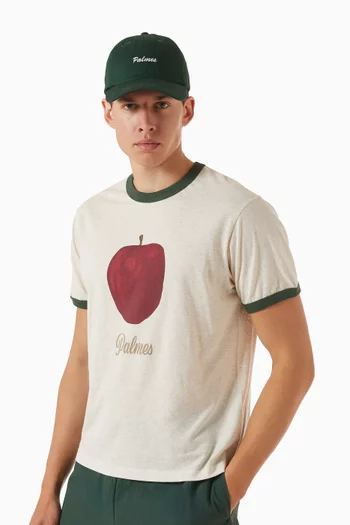 Logo 6-panel Cap in Recycled Cotton