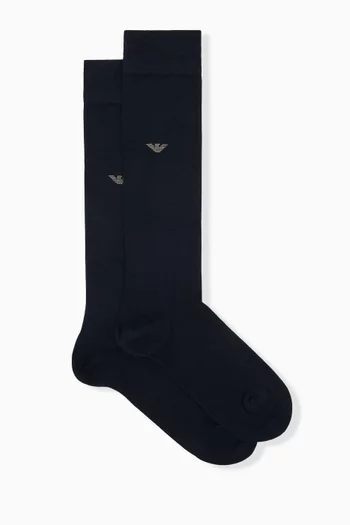 Logo Socks in Modal-blend