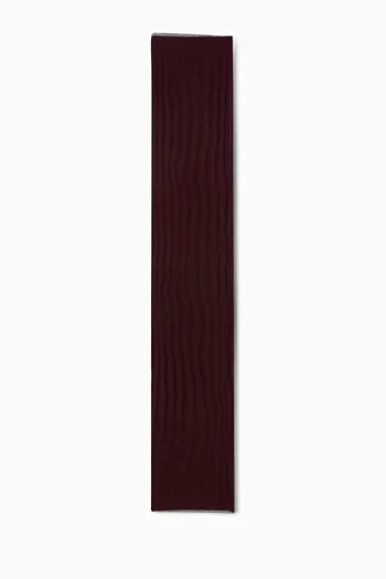 Ribbed Scarf in Cashmere