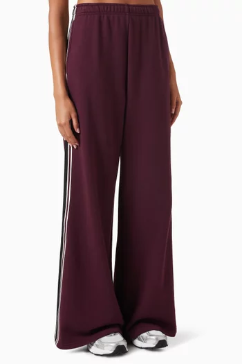 Dallas Wide-leg Sweatpants in Cotton French-terry