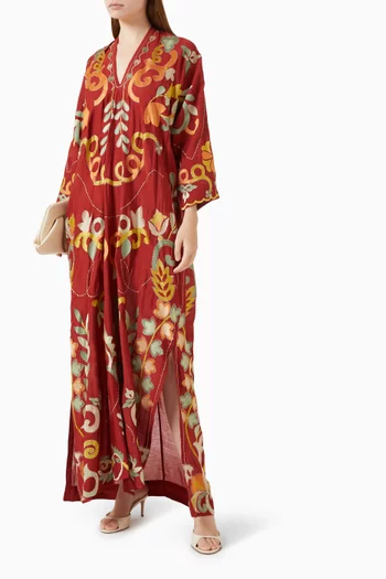 Dima Kaftan in Cotton & Silk