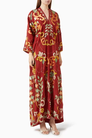 Dima Kaftan in Cotton & Silk