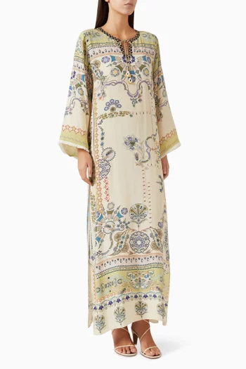 Savannah Kaftan in Velora Crepe