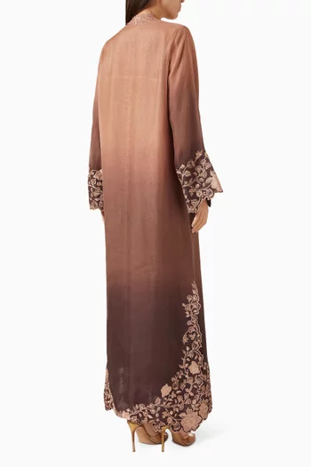 Leia Embroidered Kaftan in Organza