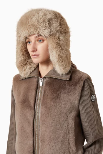Artic Chapka in Faux Fur