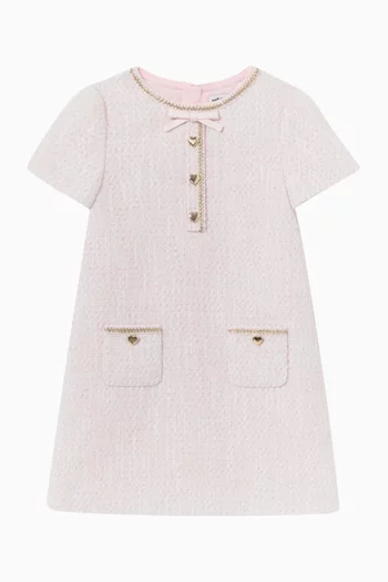 Braided Dress in Bouclé