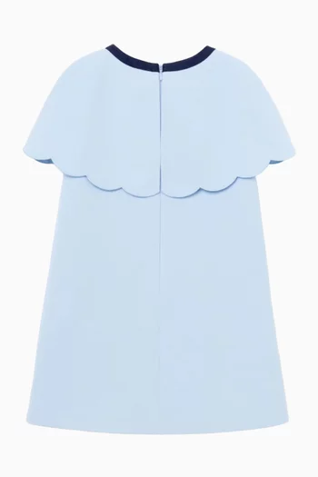 Cape Dress in Crepe