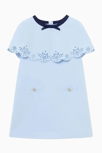 Cape Dress in Crepe