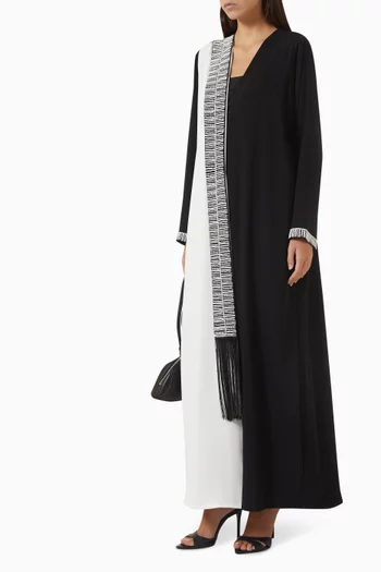 Embellished Abaya in Nada