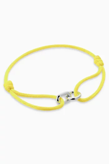 Element Cord Bracelet in Sterling Silver