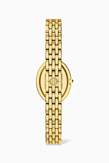 Oval Quartz  Watch, 22mm