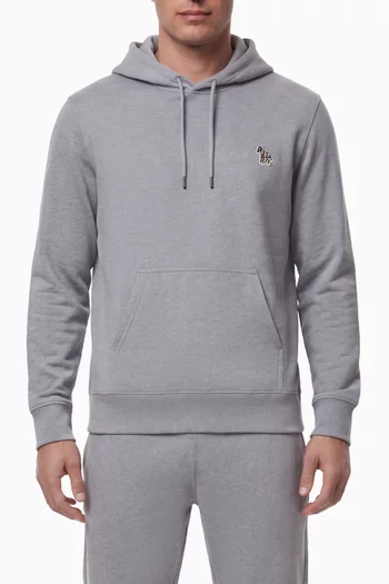 Zebra Logo Hoodie in Cotton