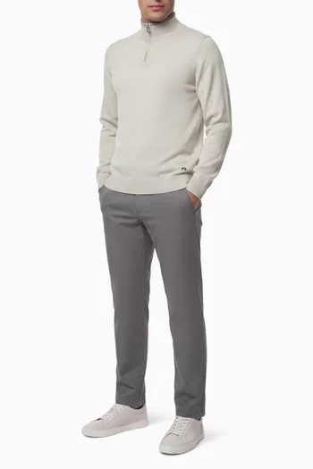 Tapered-fit Chino Pants in Stretch Cotton