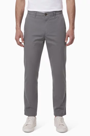Tapered-fit Chino Pants in Stretch Cotton