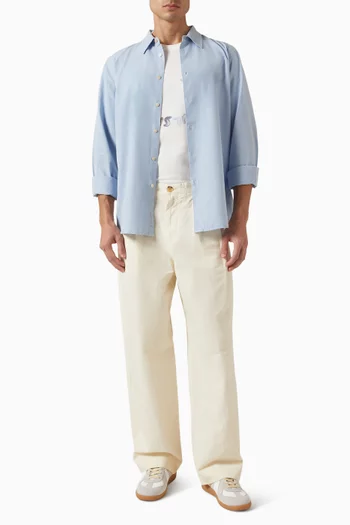 Casual-fit Shirt in Lyocell & Cotton