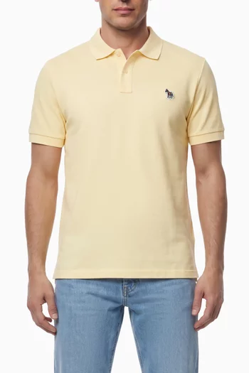 Zebra Polo Shirt in Organic Cotton