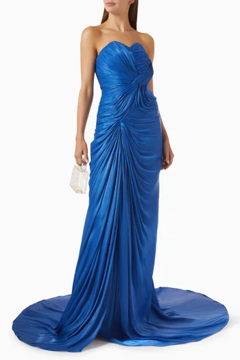 Gathered Bodice Gown