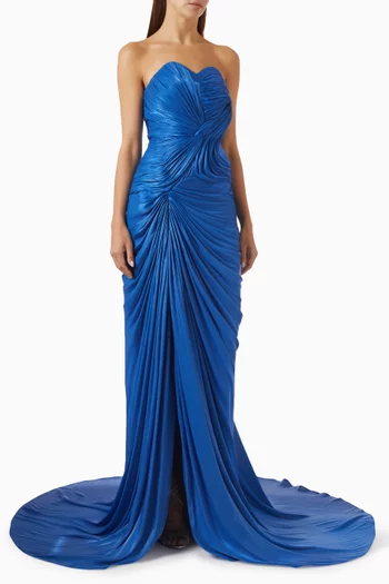 Gathered Bodice Gown