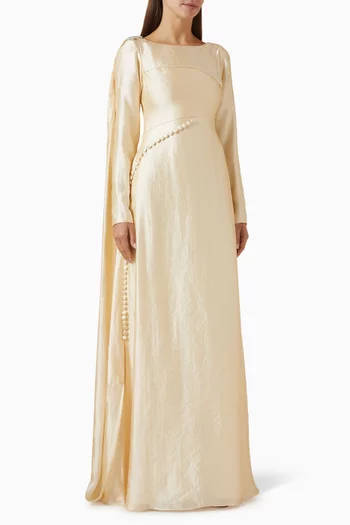 Open-back Gown