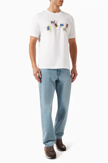 Slides T-shirt in Cotton