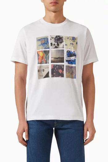 Squares T-shirt in Cotton