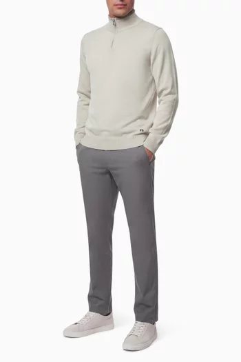 Half-zip Sweater in Merino Wool