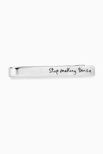 Quotes Tie Pin in Metal