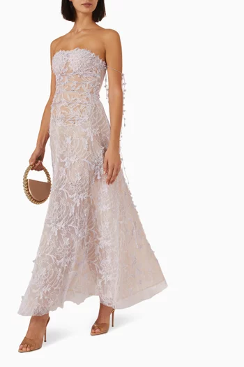 Floral-string Dress