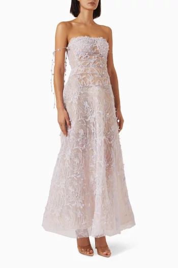 Floral-string Dress