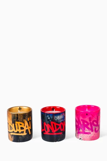 Coolest Cities Candle Gift Set, Set of 3