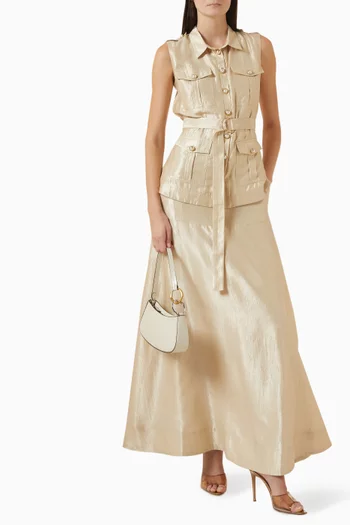Pearlina Co-ord Set in Acetate Satin