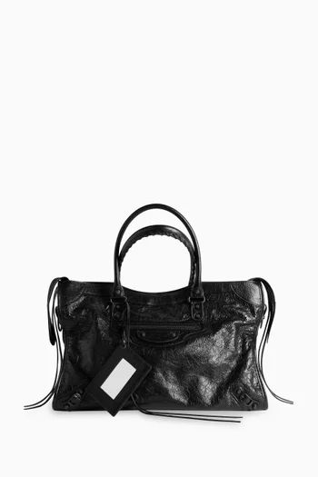 Large Le City Bag in Arena Lambskin