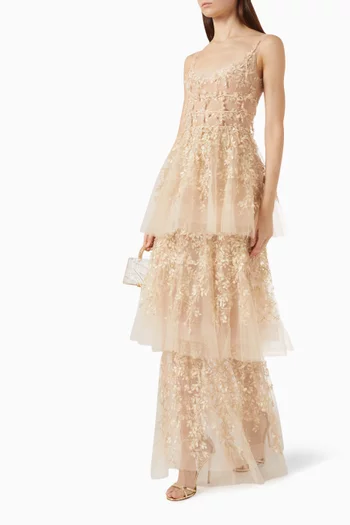 Pastel Tiered Dress