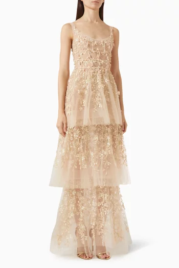Pastel Tiered Dress