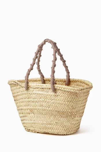 Ace Midi Macrame Basket Bag