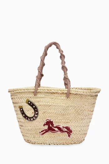 Ace Midi Macrame Basket Bag
