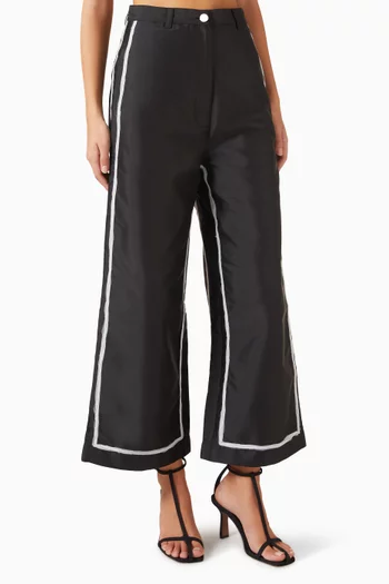 Aloe Cigarette Pants in Taffeta