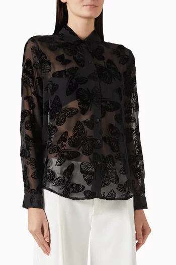 Laurent Blouse in Velvet