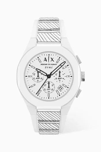 Sync Quartz Chronograph Watch, 44mm