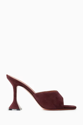 Lupita 95 Slipper Mules in Suede
