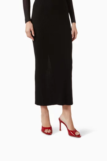 Alexa 95 Mule Sandals in Patent Leather
