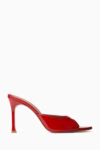 Alexa 95 Mule Sandals in Patent Leather