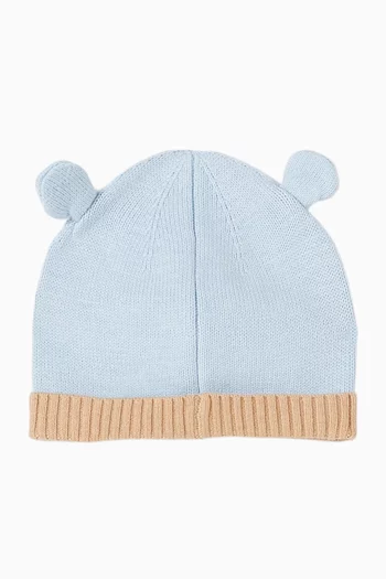 Teddy Beanie Hat in Cotton